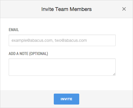 Abacus - Invite Users